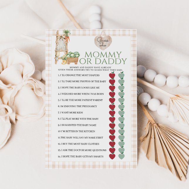 Mamãe crescida localmente ou jogo de Chá de fralda (Criador carregado)