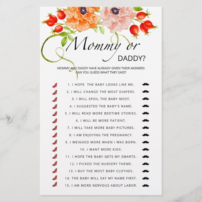 Mamãe de abóbora ou jogo de chá de fraldas (Frente)