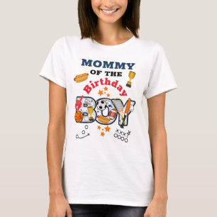 Mamãe de aniversário desportivo da Camisa de anive