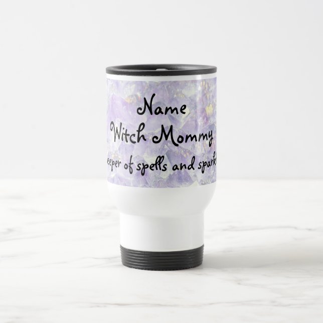 Mamãe de bruxas Caneca de viagem personalizada (Centro)