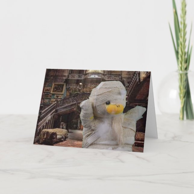 Mamãe de Halloween. Cartão de Saudação (Frente)