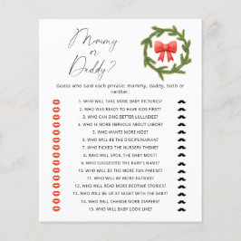 Mamãe de inverno ou jogo de chá de fraldas