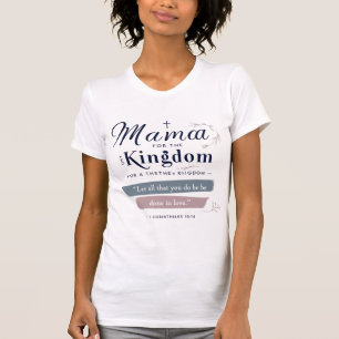 Mamãe de Pensamento Britânico - Design de Camisa C