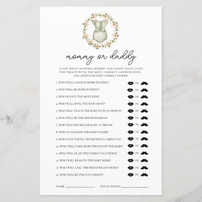 Mamãe de roupa de boho-branca ou jogo de Chá de fr (Frente)