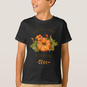 Mamãe doce abóbora crianças negras t-shirt