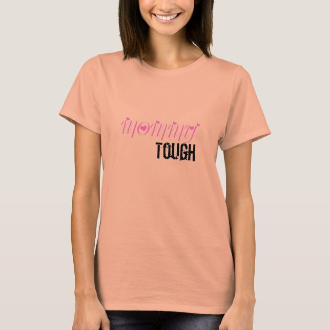 mamãe dura 3 camisas design (Frente)