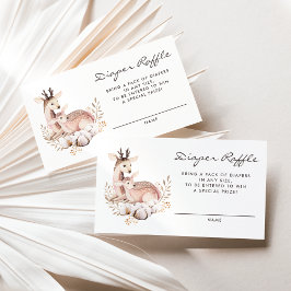 Mamãe e Cartão Raffle para Fralda de veados de beb