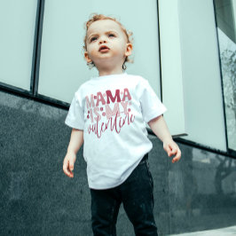Mamãe é minha Dia de os namorados Baby T-Shirt