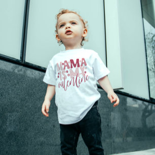 Mamãe é minha Dia de os namorados Baby T-Shirt