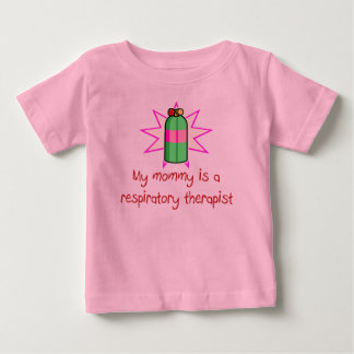 Mamãe é terapista respiratório bebê T-shirt