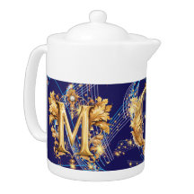 Mamãe É Um Bule De Porcelana Azul Galáctico