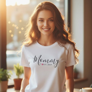 Mamãe Est.   T-Shirt Personalizado