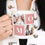 Mamãe Foto Colagem Personalizada Xícara de Café Gi<br><div class="desc">Personalize esta caneca com suas próprias fotos e dê-a como presente!</div>