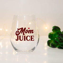 Mamãe Juice Wine Stemless Glass