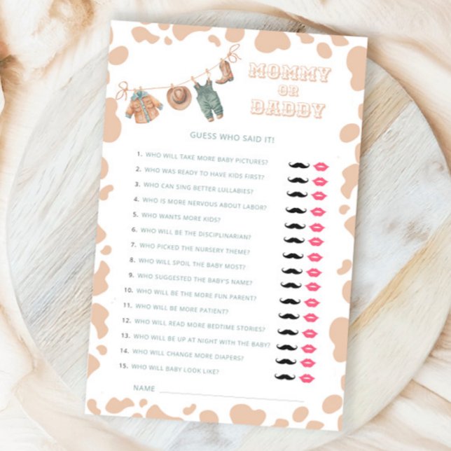 Mamãe Ocidental do Cowboy ou Pai (Criador carregado)