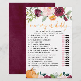 Mamãe ou jogo de Pai Bombas florais de queda