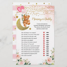 Mamãe ou jogos Pais cor-de-rosa