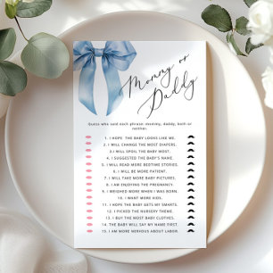 Mamãe ou Pai Arco Azul Adivinhe quem joga