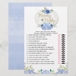 Mamãe ou Pai cinzento azul-verde