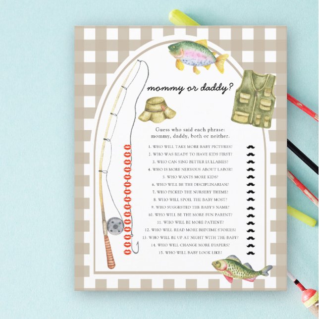 Mamãe ou pai de caça ao chá de fraldas (Criador carregado)