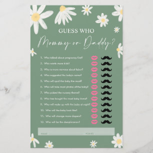 Mamãe ou Pai de Daisy, Convidado Verde Sage Que Jo