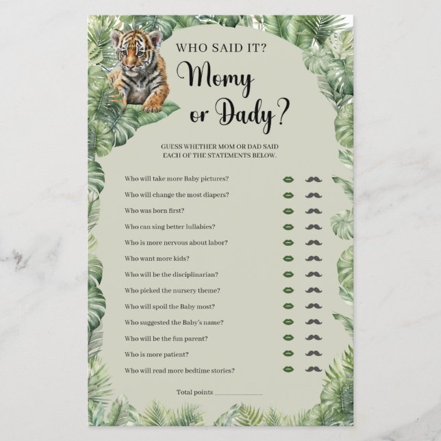 Mamãe ou Pai de erva de ursos de pelúcia tropical (Frente)