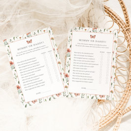 Mamãe ou Pai de flor selvagem botânica