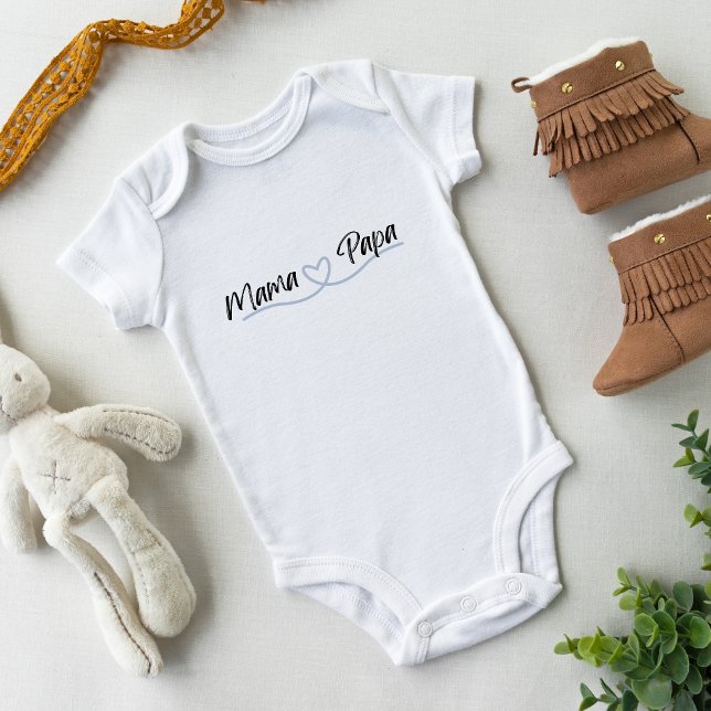 Mamãe Papá com Camiseta Cardíaca (Criador carregado)