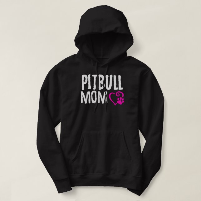 Mamãe Pitbull, adoro o presente da camisa pitbull (Frente do Design)