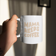 Mamãe precisa de caneca de café
