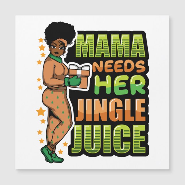 Mamãe precisa de seu Natal bebendo suco de jingle  (Frente)