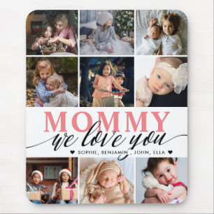 Mamãe Que Te Amo Fotocolagem Mouse Pad