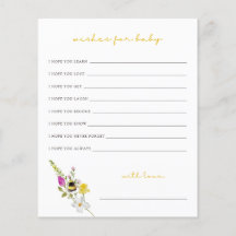 Mamãe quer Bee quer um Cartão de Bebê