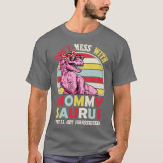Mamãe Saurus Mama Saurus Camisa Dinossauro Mãe Cam