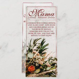 Mamãe - simplesmente insubstituível - Buquê