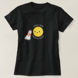 Mamãe Space Birthday Missão Controle T-Shirt