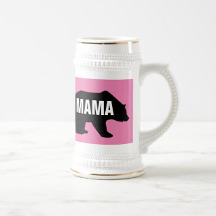 MAMÃE URNA CANECA DE CERVEJA DE CERVEJA GRIZÁVEL