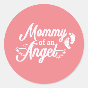 Mamães de etiquetas de um aborto do anjo