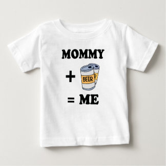 Mamães mais o t-shirt da cerveja