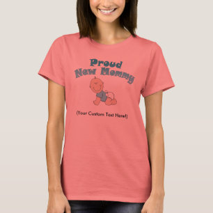 Mamães novas orgulhosas, mamã nova t-shirt