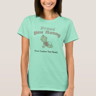 Mamães novas orgulhosas, mamã nova t-shirt