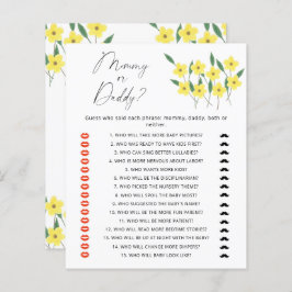 Mamães ou chás de fraldas de flores silvestres