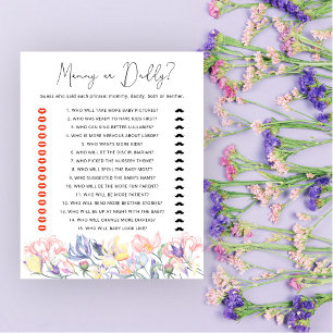 Mamães ou jogos de Pai de flores silvestres