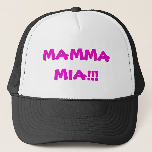 Mamma Mia!! Boné Trucker (Frente)