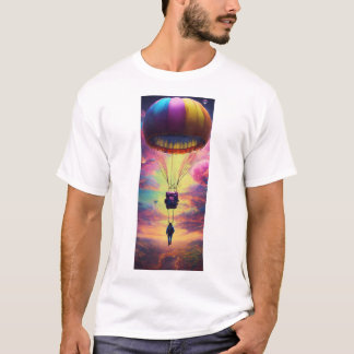 MAN_MANUAL PARACHUTE IMPRESSO T-SHIRT