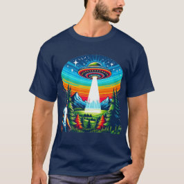 Man UFO Blue T-Shirt
