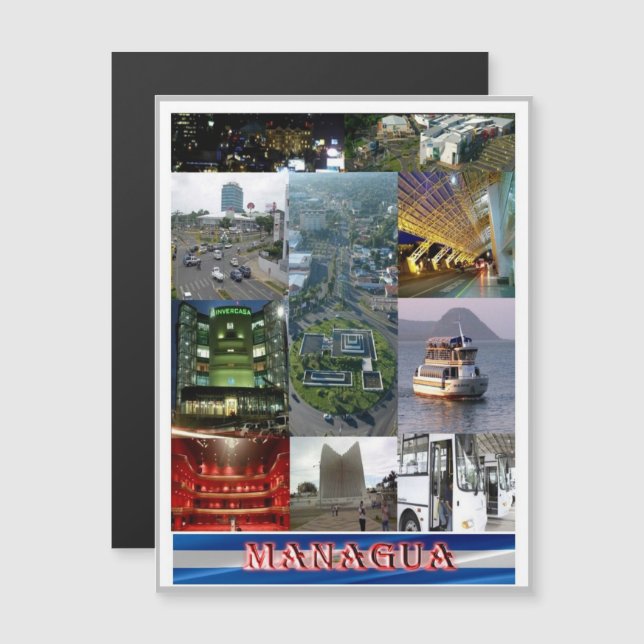 Manágua - Nicarágua - Mosaico - (Frente/Verso)