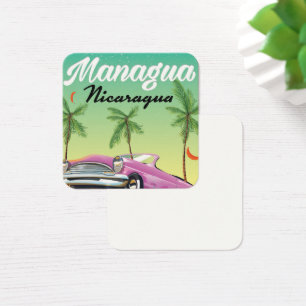 Manágua - poster de viagens Nicarágua