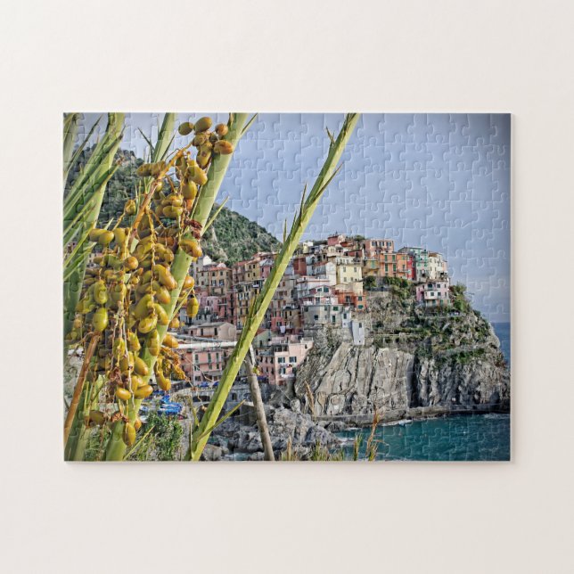 Manarola, Itália à distância - Quebra-cabeça (Horizontal)