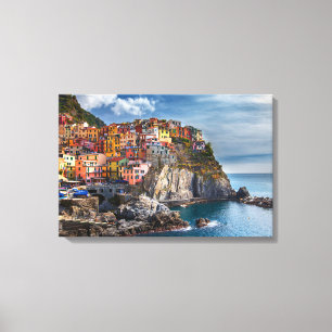 Manarola ItalyCliffside abriga a ARTE das canvas